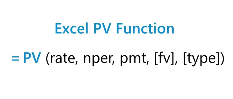 Pv Function Examples PV Function in Excel | Formula + Calculator