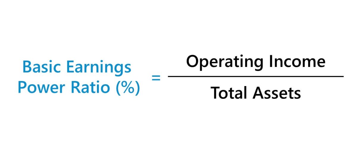 Basic Earnings Power Ratio Formula Calculator Basic earnings power ratio formula calculator