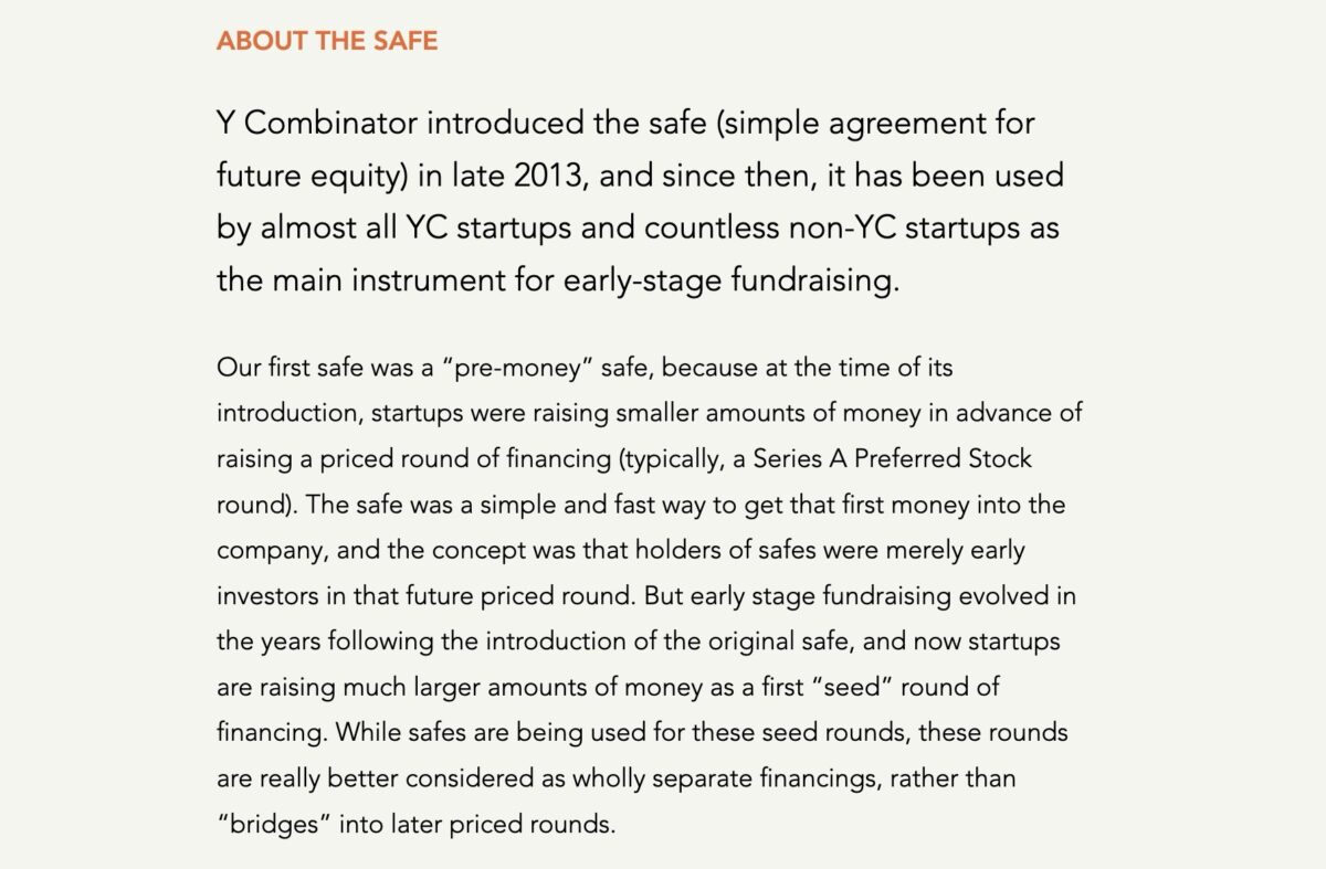 SAFE Note (Y Combinator) Definition + Calculation Example