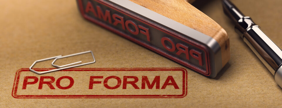 What Are Pro Forma Statements?