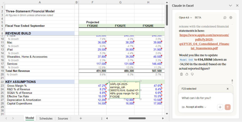 Claude financial model data explanation Claude financial model data explanation