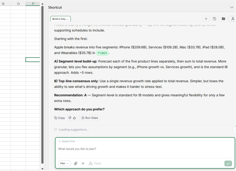 Shortcut AI clarifying question Shortcut clarifying question