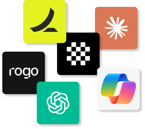AI icon collage